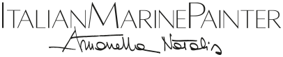 Italian Marine Painter Antonella Natalis logo